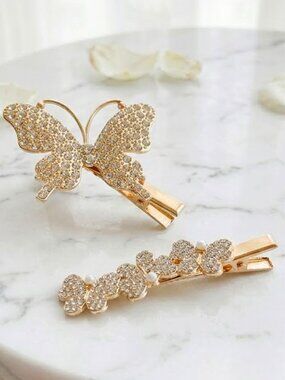2 Piece Butterfly Hair Accessory Set